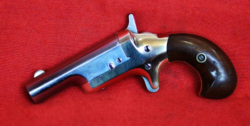 A Superb, Original, Antique Colt Thuer Derringer, 41 Cal Rimfire. One Of The All Time Favourite Pistols of The Riverboat and Saloon Gamblers & Unaccompanied Ladies Of The 19th Century Frontier Entertainment Industry