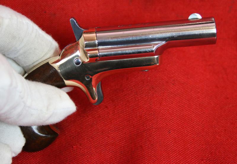 A Superb, Original, Antique Colt Thuer Derringer, 41 Cal Rimfire. One Of The All Time Favourite Pistols of The Riverboat and Saloon Gamblers & Unaccompanied Ladies Of The 19th Century Frontier Entertainment Industry