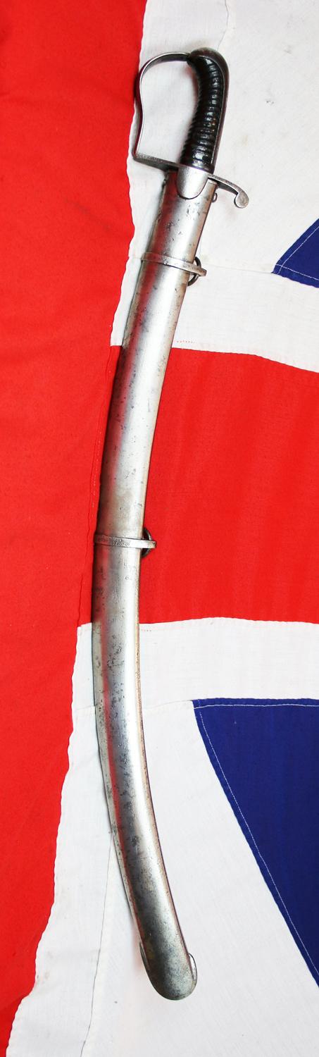 A Very Good Peninsular War and Battle of Waterloo Use British Napoleonic Regulation, Ordnance, Front Line Rank Issue, 1796 Light Dragoon Trooper's Sabre by Wooley & Co. An Ordnance Supply Contractor from the 18th and early 19th Century