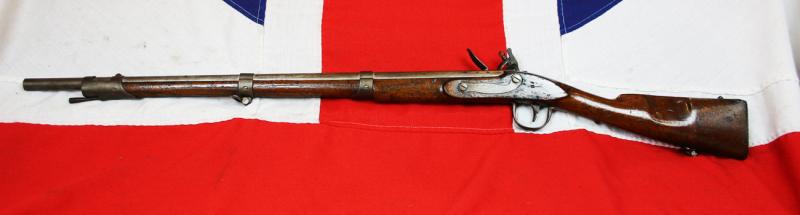A Most Interesting and Attractive, Continental, Based on a French Pattern, Napoleonic Wars Period Flintlock Carbine. Likely A British Officer's Souvenir Of The Napoleonic Campaigns.