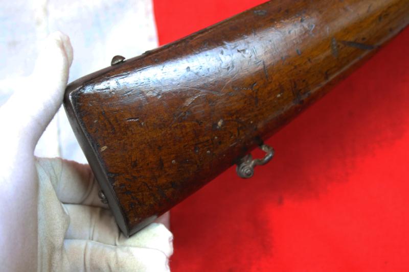 A Most Interesting and Attractive, Continental, Based on a French Pattern, Napoleonic Wars Period Flintlock Carbine. Likely A British Officer's Souvenir Of The Napoleonic Campaigns.