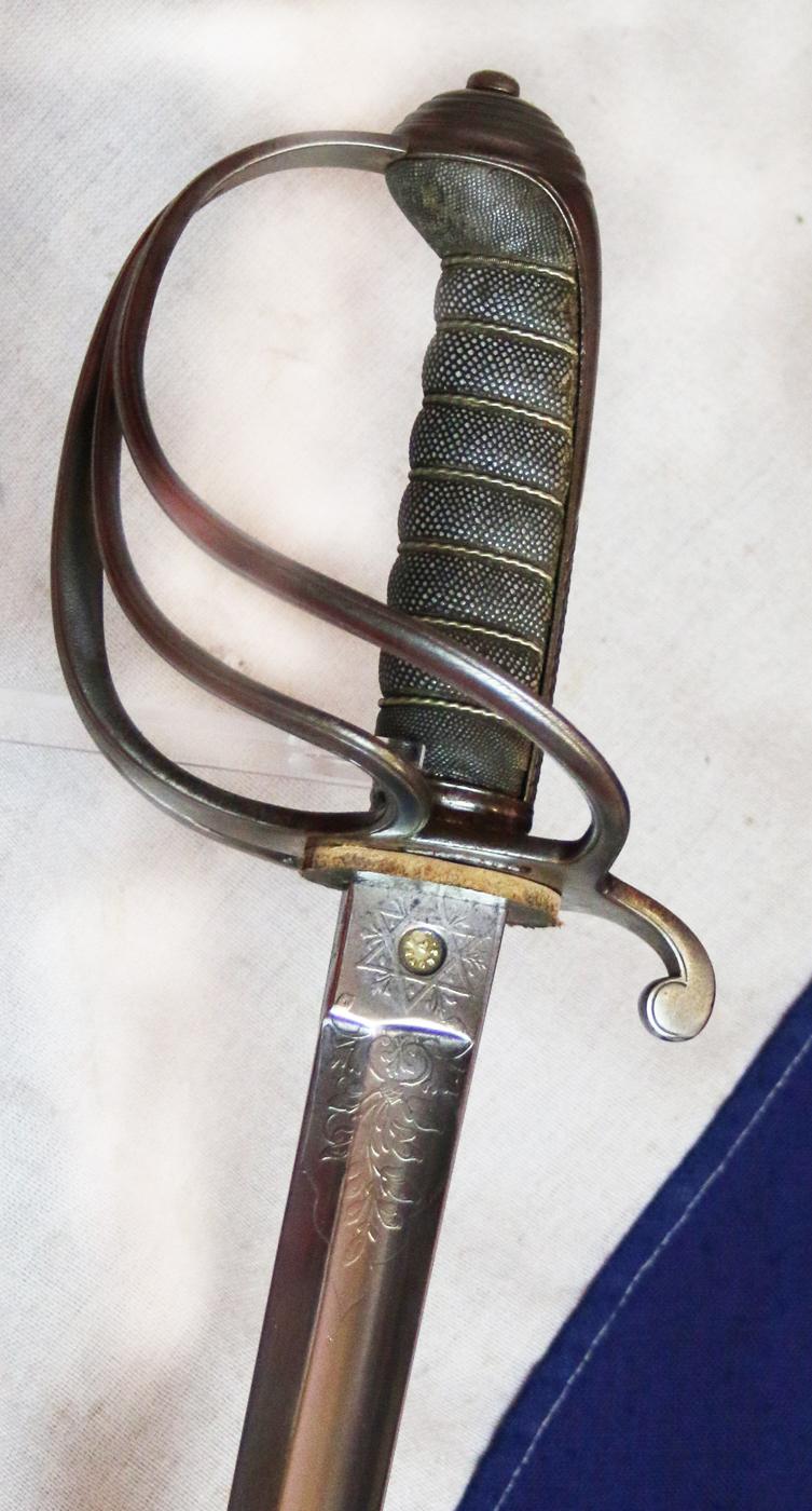 An Excellent, Victorian, Zulu War Service Royal Artillery Officers Combat Weight Sword Commissioned From Jones & Company, 6 Regent Street London of 1875 For A RA Officer That Served in The Zulu War Commanding A Gatling Gun Unit In 1879