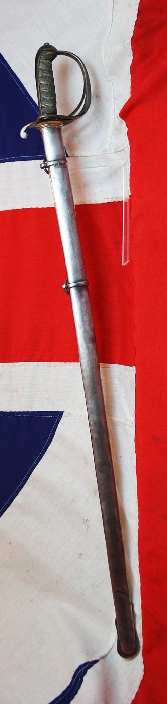 An Excellent, Victorian, Zulu War Service Royal Artillery Officers Combat Weight Sword Commissioned From Jones & Company, 6 Regent Street London of 1875 For A RA Officer That Served in The Zulu War Commanding A Gatling Gun Unit In 1879
