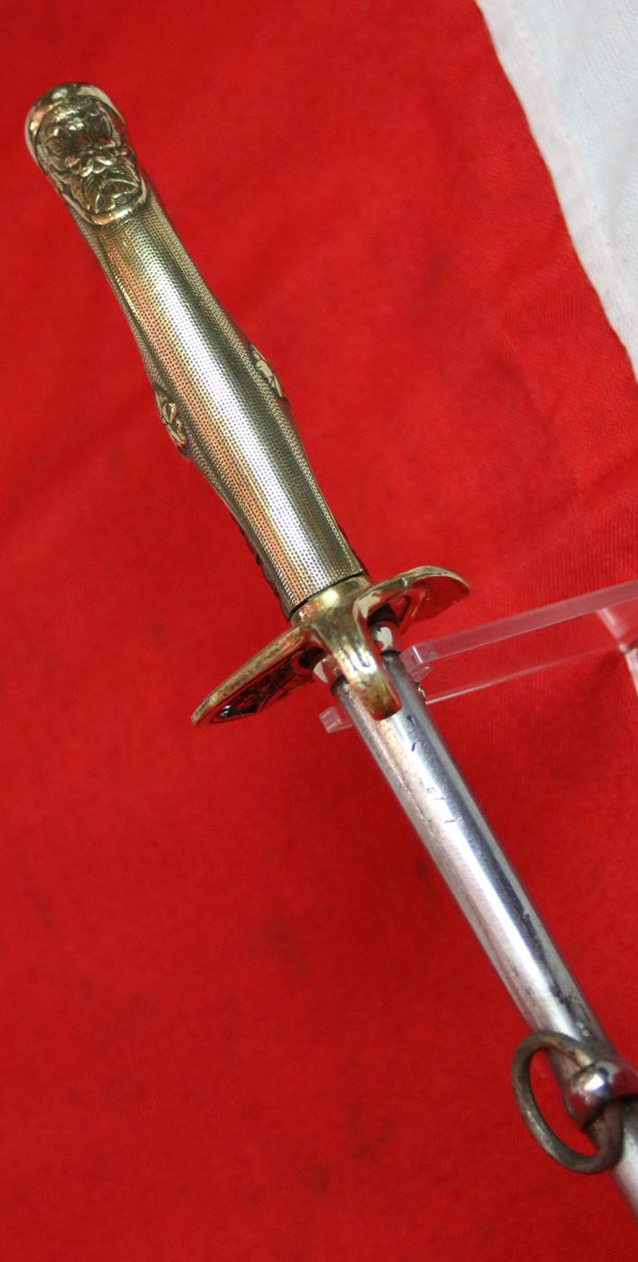 An 1886 Japanese Company Grade Type 19 Kyu-Gunto Officer's Sword Used Up To WW2. Used In 4 Wars, Sino Japanese War, The Russo Japanese War, WW1 & WW2