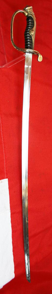 An 1886 Japanese Company Grade Type 19 Kyu-Gunto Officer's Sword Used Up To WW2. Used In 4 Wars, Sino Japanese War, The Russo Japanese War, WW1 & WW2