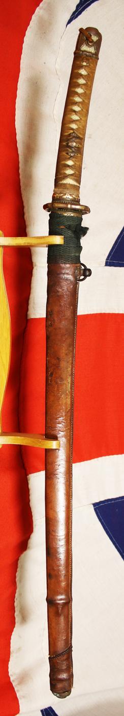 Fabulous 800 Year Old Ancient Ancestral, Museum Quality, Sword, Chokutō (直刀, 'Straight Sword', 10th Century Kofun Style, Mounted In WW2 Officer's Katana Fittings A Wonderful & Rare Historical Rarity From The The Mongol Invasions & The Kamikazi Typhoon
