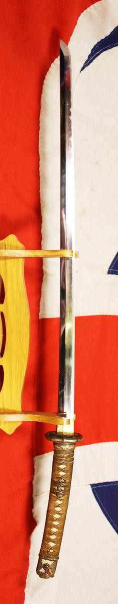 Fabulous 800 Year Old Ancient Ancestral, Museum Quality, Sword, Chokutō (直刀, 'Straight Sword', 10th Century Kofun Style, Mounted In WW2 Officer's Katana Fittings A Wonderful & Rare Historical Rarity From The The Mongol Invasions & The Kamikazi Typhoon