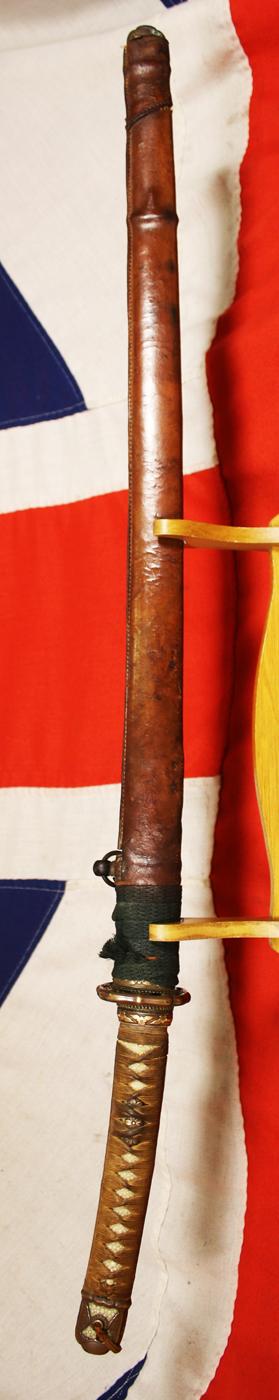 Fabulous 800 Year Old Ancient Ancestral, Museum Quality, Sword, Chokutō (直刀, 'Straight Sword', 10th Century Kofun Style, Mounted In WW2 Officer's Katana Fittings A Wonderful & Rare Historical Rarity From The The Mongol Invasions & The Kamikazi Typhoon