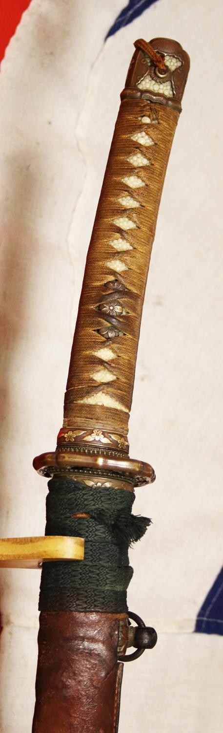Fabulous 800 Year Old Ancient Ancestral, Museum Quality, Sword, Chokutō (直刀, 'Straight Sword', 10th Century Kofun Style, Mounted In WW2 Officer's Katana Fittings A Wonderful & Rare Historical Rarity From The The Mongol Invasions & The Kamikazi Typhoon