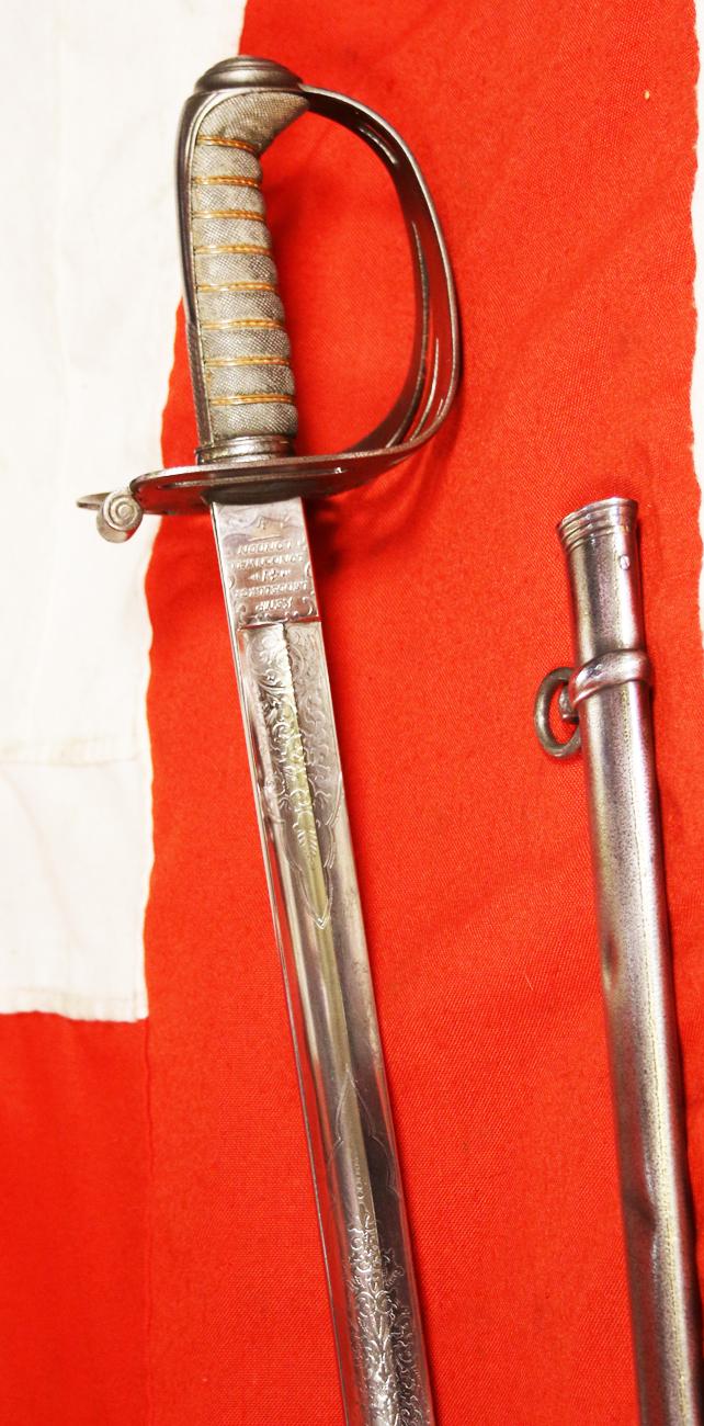 A Fine Regimental Victorian 60th Rifles Officer's Sword of the Rifle Brigade Signed Blade by Kemp, Leddell & Co. Armourers, 41 London Wall, London, Used In The Zulu War and in The Boer War As The Later Regiments Name The Kings Royal Rifle Corps