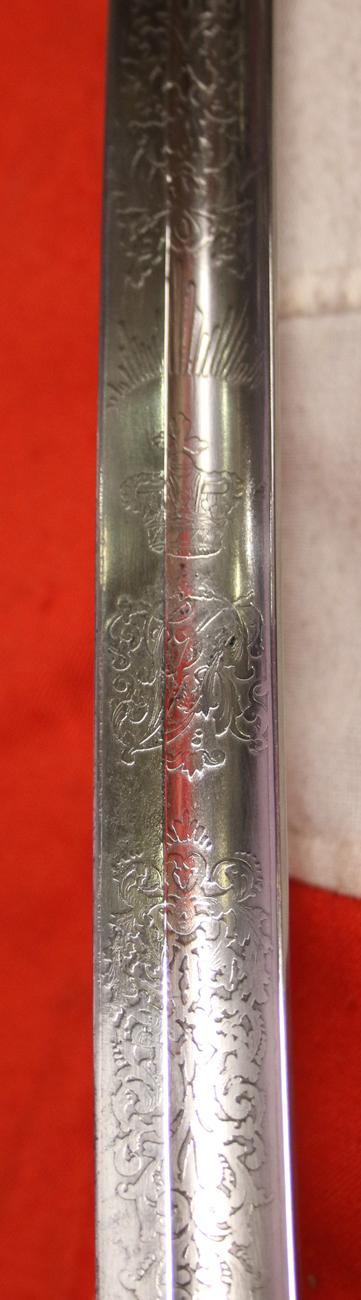A Fine Regimental Victorian 60th Rifles Officer's Sword of the Rifle Brigade Signed Blade by Kemp, Leddell & Co. Armourers, 41 London Wall, London, Used In The Zulu War and in The Boer War As The Later Regiments Name The Kings Royal Rifle Corps