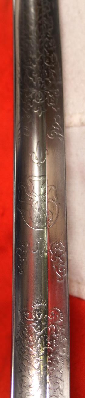 A Fine Regimental Victorian 60th Rifles Officer's Sword of the Rifle Brigade Signed Blade by Kemp, Leddell & Co. Armourers, 41 London Wall, London, Used In The Zulu War and in The Boer War As The Later Regiments Name The Kings Royal Rifle Corps