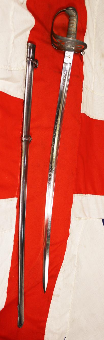 A Fine Regimental Victorian 60th Rifles Officer's Sword of the Rifle Brigade Signed Blade by Kemp, Leddell & Co. Armourers, 41 London Wall, London, Used In The Zulu War and in The Boer War As The Later Regiments Name The Kings Royal Rifle Corps