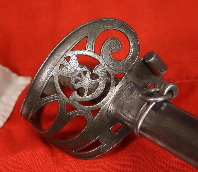 A Fine Regimental Victorian 60th Rifles Officer's Sword of the Rifle Brigade Signed Blade by Kemp, Leddell & Co. Armourers, 41 London Wall, London, Used In The Zulu War and in The Boer War As The Later Regiments Name The Kings Royal Rifle Corps