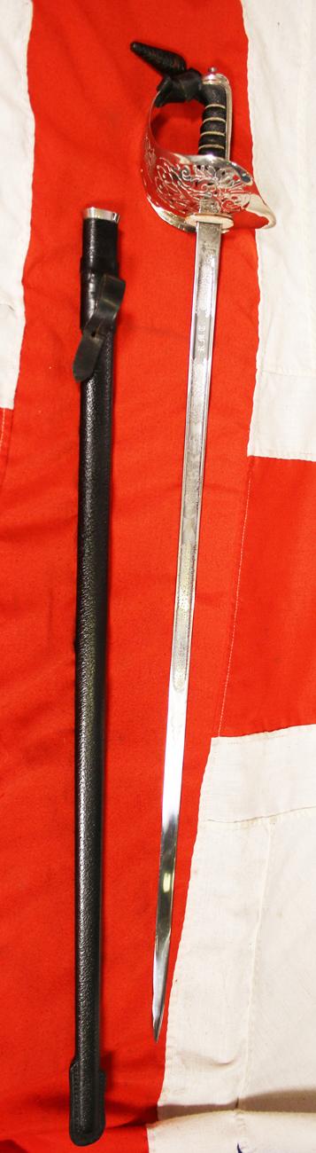 A Near Mint Regimental Officer's 1897 Pattern British Army Wilkinson Sword of the Royal Tank Regiment. Perfect For Current Service in The British Army, For A Future or Veteran Officer of The Royal Tank Regiment
