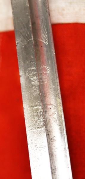 A Very Attractive, Original, British, Regulation Royal Naval Officers Sword, Post 1953 Pattern, Used in The Falklands War The South Atlantic Campaign. Made By Gieves Of Saville Row, London