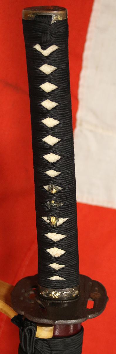 A Very Fine Koto Samurai 500 Year Old Sword With Rare 'Rabbit Ears' Choji Hamon and Sukashi Tsuba Designed for The 月の兎, Tsuki no Usagi, The Japanese Moon Rabbit, Written in the Konjaku Monogatarishū, 1000 Poems Written in the Heian Period, 794-1185