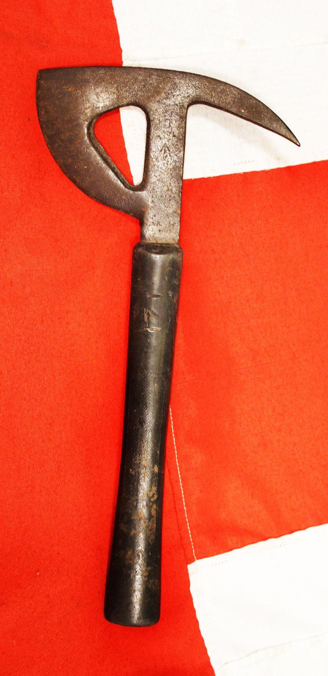 An Original WW2 British RAF Crash Axe With Insulated To 20,000 Volts Rubber Handle. Operation Market Garden Period Service