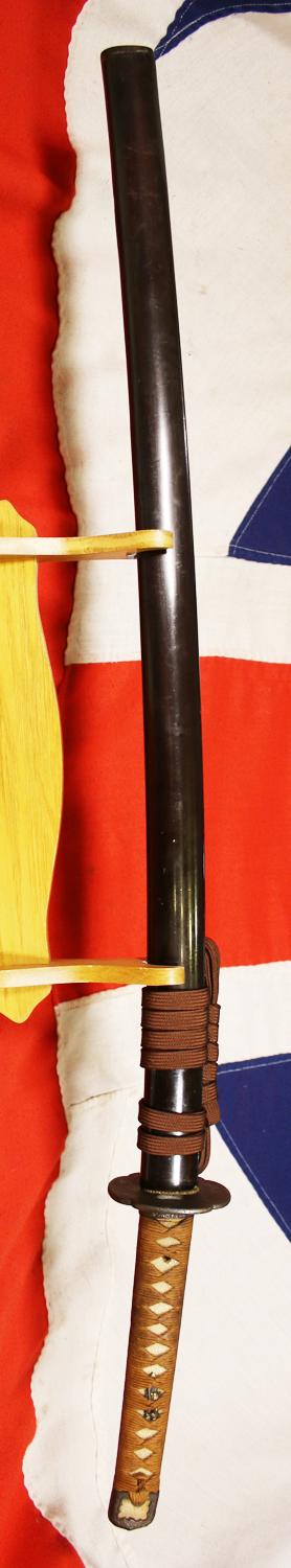 A Most Impressive & Beautiful Bladed Antique Shinto Period, Edo Era Samurai Horseman's Katana. All Original edo Period Koshirae & Kanieye School Iron Mokko Gata Tsuba