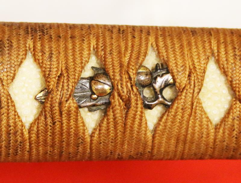 A Most Impressive & Beautiful Bladed Antique Shinto Period, Edo Era Samurai Horseman's Katana. All Original edo Period Koshirae & Kanieye School Iron Mokko Gata Tsuba