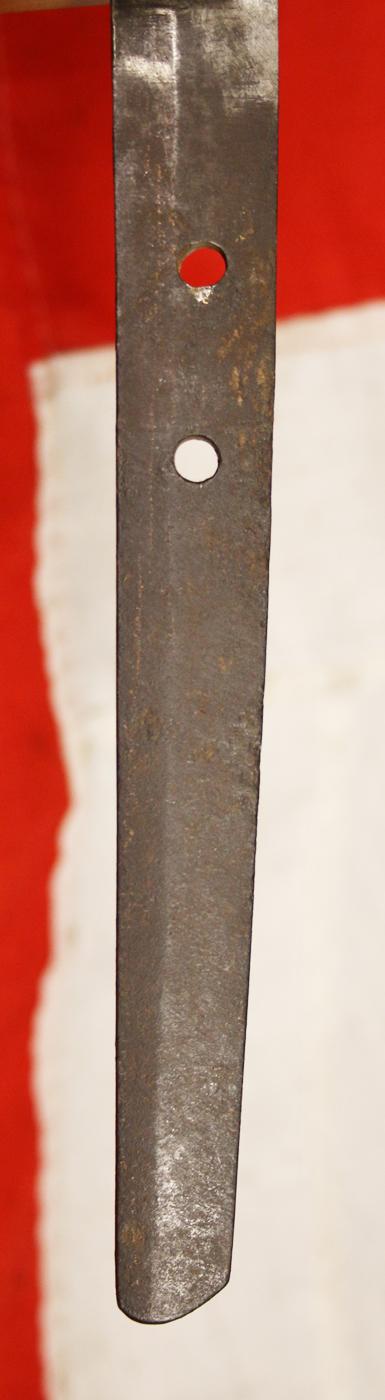 A Most Impressive & Beautiful Bladed Antique Shinto Period, Edo Era Samurai Horseman's Katana. All Original edo Period Koshirae & Kanieye School Iron Mokko Gata Tsuba