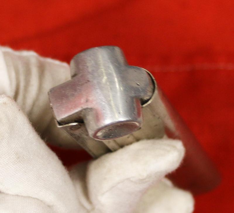 A Wonderful Original Accessory For a German WW1 and WW2 Service Luger Semi Auto Pistol. A 1930's German Spare Magazine With Aluminium Base Unnumbered
