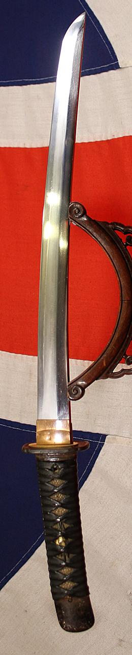 A Very Attractive Late Koto To Early Shinto Period Wakazashi With All Its Original Shinto Edo Period Koshirae