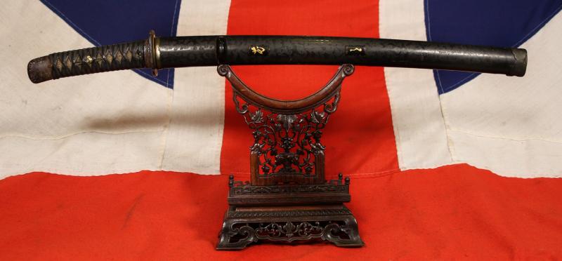 A Very Attractive Late Koto To Early Shinto Period Wakazashi With All Its Original Shinto Edo Period Koshirae