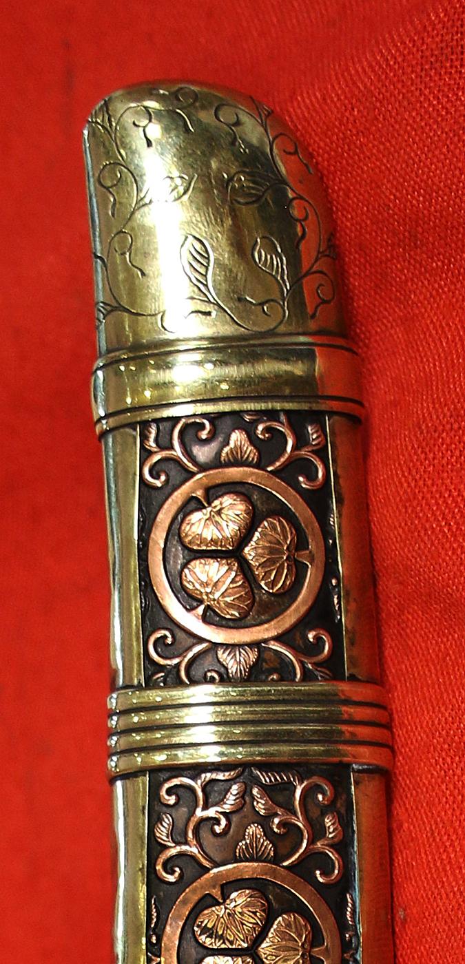 A Beautiful Samurai Edo Period Aikuchi Ko-tantō Dagger With a Fine, Unokubi (鵜首). Zukuri Blade & A Full Suite of Koshirae Of the Tokugawa, The Shoguns Of Japan For Over 250 years
