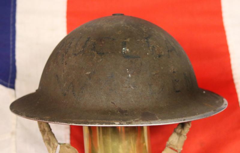 Incredibly Rare Collectors Item. A Nuclear Warden's Helmet 1950-55. Named For