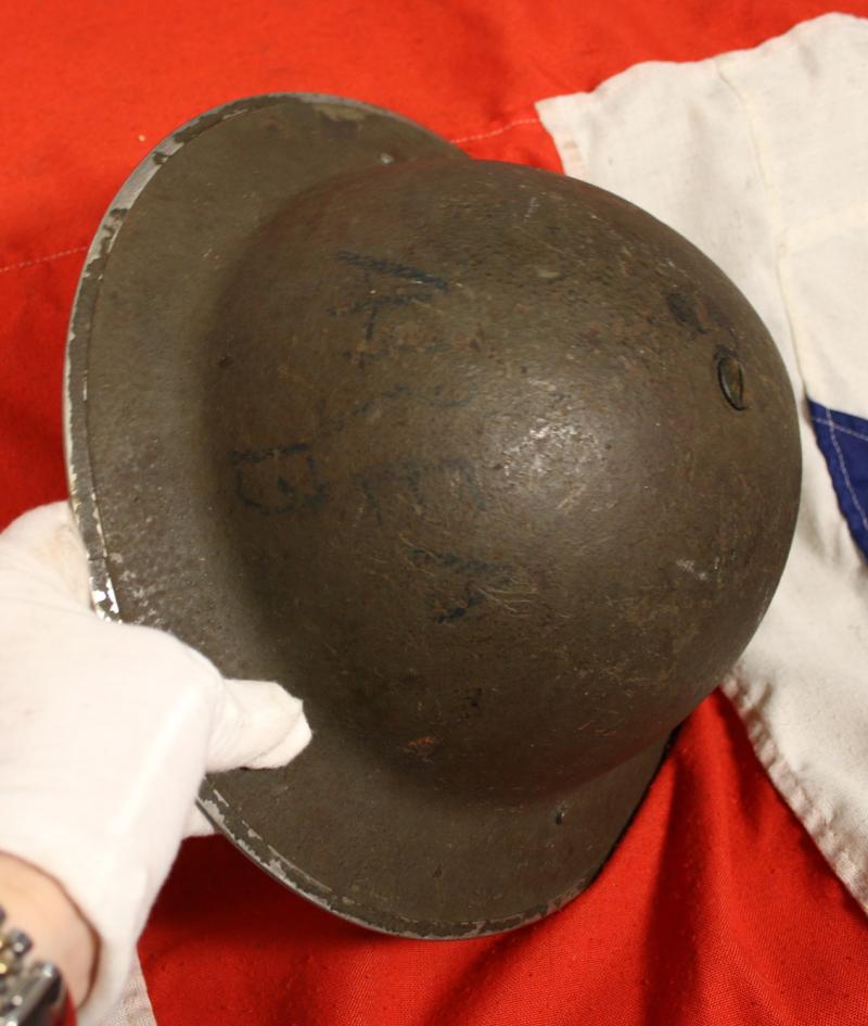 Incredibly Rare Collectors Item. A Nuclear Warden's Helmet 1950-55. Named For