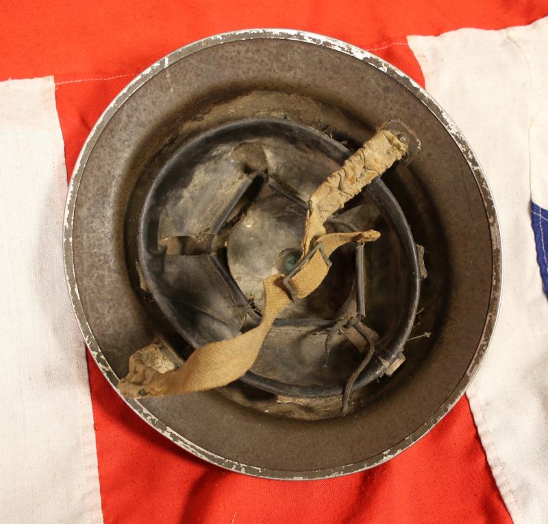 Incredibly Rare Collectors Item. A Nuclear Warden's Helmet 1950-55. Named For