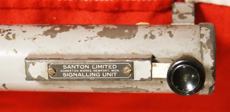 A Superb and Scarce Royal Marines Commando's Morse Code Signalling Torch Unit. Stamped By the Ordnance as Admiralty Pattern, AP 16001. For Royal Marines Commando Covert Tactical Signalling