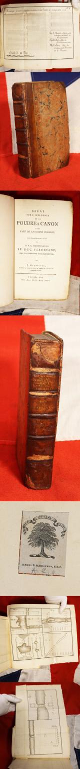 Mauvillon, Jacob - Essai Sur L’Influence de la Poudre a Canon dans L’Art de la Guerre Moderne.Used By All the French Artillery Officers from the Revolution to Waterloo