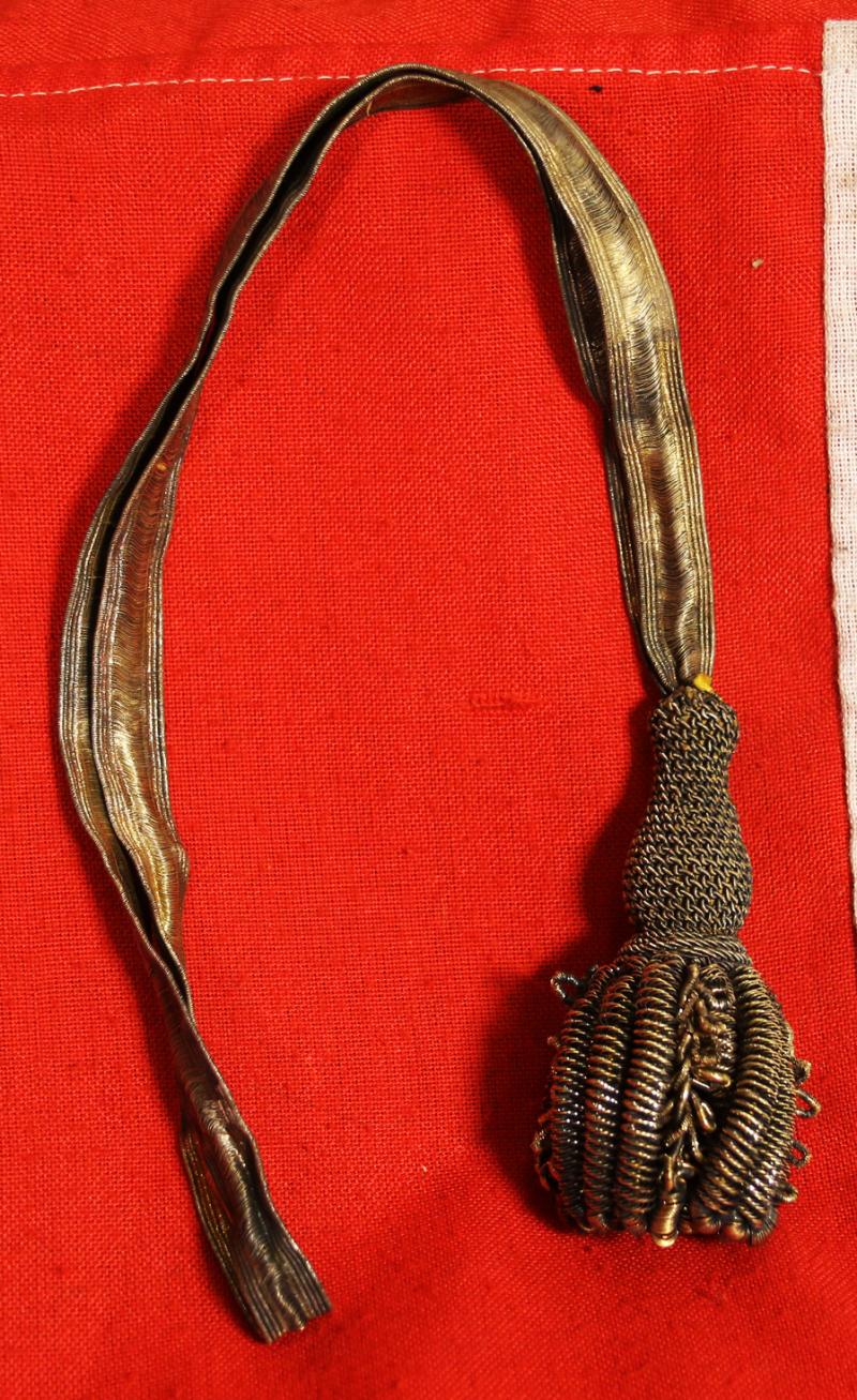 A Superb and Rare King George IIIrd, Napoleonic Wars Era Knot Used in the Peninsular War and Waterloo Period by British Generals & Staff Officers. A Finest Quality All Gold Bullion Sword Knot