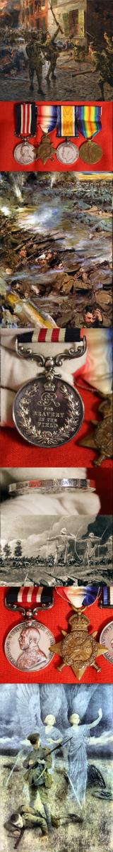 A Superb Gallantry 'Military Medal for Bravery', Aug-Nov 1914 'Mons Star' Medal Group of WW1, For 2nd South Lancs Regiment. Of One of the 'Old Contemptables' Part Of The British Expeditionary Force Under The Command Of Field Marshal Sir John French